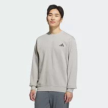 ADIDAS TH WARM HA CREW 男 圓領套頭衫-KB5206 S 灰色