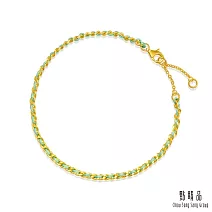 【點睛品】希望 守護繩 黃金手鍊_計價黃金