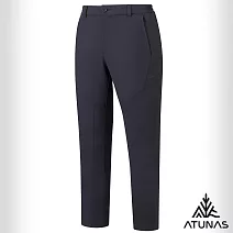 【ATUNAS 歐都納】男款竹炭彈性長褲/吸濕排汗/抗臭透氣/大尺碼/小尺碼A1PA2544M- S 黑