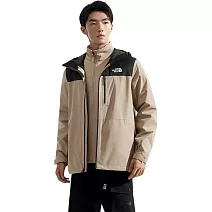 The North Face M KEERU SOFTSHELL TRI JACKET - AP 男兩件式外套-NF0A8DMKL10O M 棕黑色