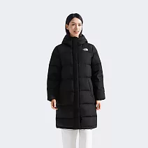 The North Face W ESSENTIAL LONG DOWN - AP 女羽絨外套-NF0A8ED8JK3 L 黑色