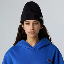 The North Face LOGO BOX CUFFED BEANIE 男女 保暖毛帽-NF0A8CHEJK3 黑色