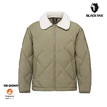 BLACKYAK 女 DIA TUBE毛領羽絨外套 L 卡其