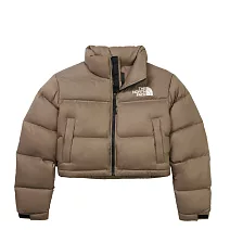 The North Face W NUPTSE SHORT JACKET 女 羽絨外套 NF0A5GGEBOW XL 棕色