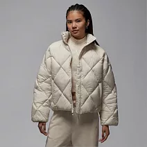 NIKE AS W J BRK PUFFER QLT 女 舖棉外套 HV0418104 M 米白色