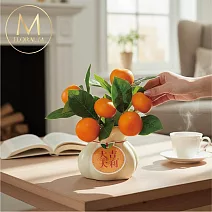 【Floral M】大橘大利好福氣仿真花禮