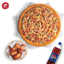 必勝客 九吋鬆厚比薩BBQ烤雞套餐