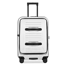 AZPAC Trucker 25吋 前開口 上掀式 煞車款 行李箱 對開 (多色可選) 象牙白