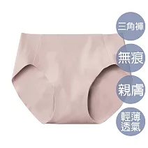 【日本GUNZE】輕薄無痕三角內褲｜零束縛舒適貼身 M 粉
