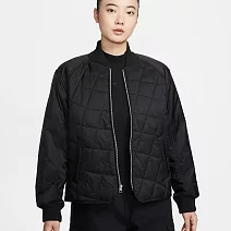 NIKE AS W NK NVLTY QUILTED JKT 女 舖棉外套 IF0343010 M 黑色
