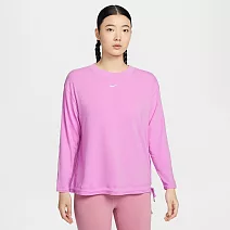 NIKE AS W NK ONE RELAXED DF LS TOP 女 長袖上衣 IQ0338503 L 粉紅色
