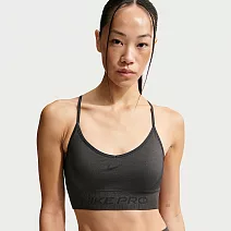 NIKE AS W NP DF SMLS LS BRA 女 運動內衣 IB9844070 M 深灰色