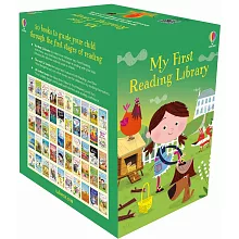 Usborne入門分級讀本有聲套書《My First Reading Library》（50本可掃QR Code聽故事，3歲以上適讀）我的小小外文圖書館
