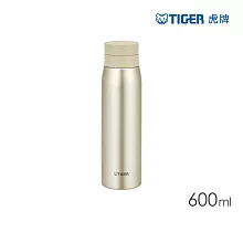 【TIGER虎牌】600cc夢重力超輕量不鏽鋼保冷保溫杯 MCY-A060香檳金