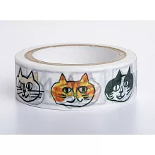 【獨家授權˙和紙膠帶】中西直子插畫「我是貓