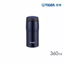 TIGER虎牌 日本製 360cc 粉彩型不鏽鋼保冷保溫杯 MJA-B036霧深藍