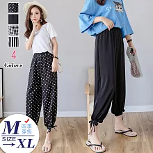 【A.Cheter】阿根廷拉丁風舞姿燈籠涼爽縮口褲#j104317M黑