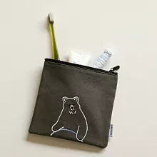 Dailylike 小清新刺繡收納包-17呼拉熊