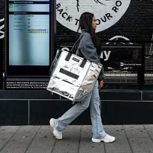 【HULKEN】浩肯包2.0 大型購物車 環保購物袋 折疊推車(大) 銀色