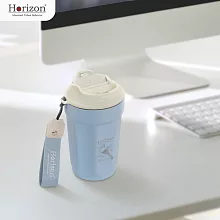 Horizon Urban 316不鏽鋼隨行保溫奶蓋杯 480ml│不銹鋼保溫杯│隨行咖啡杯│環保杯│6小時保溫 青鳥藍