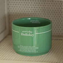 Holiday陶瓷湯碗 ‧ 橄欖綠