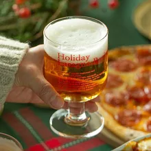 Holiday 矮腳玻璃杯 ‧ red