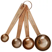 《MasterClass》不鏽鋼量匙4件 | 料理匙 量勺 量杓 - 銅