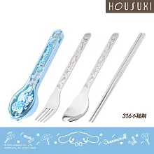 【HOUSUXI舒希】三麗鷗大耳狗-316不鏽鋼餐具三件組