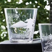 【日本Toyo Sasaki】晶透強化玻璃杯340ml ‧ 富士山與五重塔