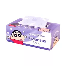 【正版授權】蠟筆小新 面紙盒便利貼 1種圖樣 便條紙 - 紫色款