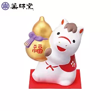 日本-藥師窯 招福干支系列 錦彩招福馬（葫蘆持）
