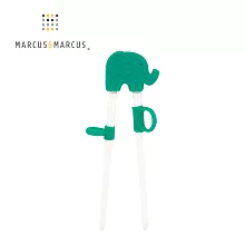 【MARCUS＆MARCUS】 動物樂園幼兒學習筷-大象(綠)