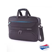 AT美國旅行者 Amber商務系列筆電公事包(灰藍)