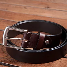 【H-CT】極簡深棕真皮皮帶(WH3.0C)