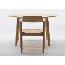 maruni Hiroshima Round Table High 廣島圓桌 （櫸木、120cm）