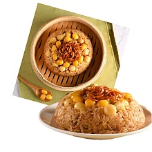 《年菜送愛》青葉臺菜暖心雙主食組(百蔬米糕+鮮參薏仁雞麵線)(公益) 統一2/6前捐贈給失親兒單位(購買者不會收到商品)  訂購者將不會收到商品