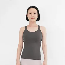【Mukasa】LISSOM XY座標背心上衣 - MUK-24004 S 炭灰