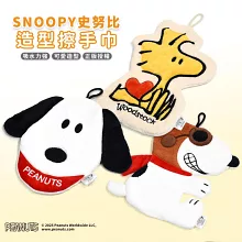SNOOPY史努比超細纖維造型擦手巾-2條組  飛行員
