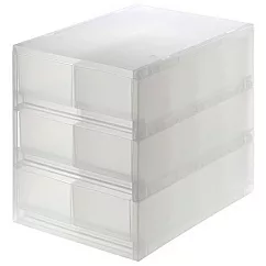 [MUJI 無印良品]PP盒/淺型/6格/附隔板(正反疊)