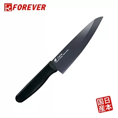 【FOREVER】日本製造FOREVER 黑鑽滑性陶瓷刀16CM─黑