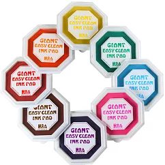 【台灣 ilovekids】快洗式超大印台-8色組