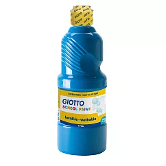 【義大利 GIOTTO】可洗式兒童顏料500ml(單罐)藍色