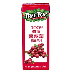 《Tree Top》樹頂100%蔓越莓綜合果汁(200mlx6入)