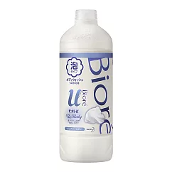 蜜妮 Biore 高彈潤沐浴慕絲補充瓶 清新皂香450ml