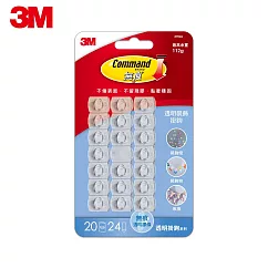 3M 無痕透明掛鉤─裝飾用