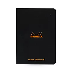 【Rhodia|classic】staplebound notebook騎馬釘筆記本_A7_5x5點格_80g_24張_黑皮