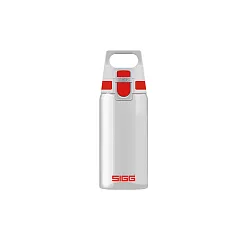 瑞士百年 SIGG 全清透 Tritan 水瓶 500ml ─ 亮紅