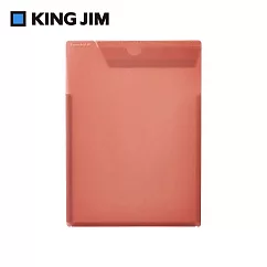 【KING JIM】Loose leaf IN 活頁紙 收納袋 玫粉色 (433T─PK)