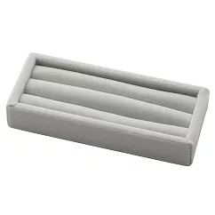 【MUJI 無印良品】灰絨內盒/戒指用(可對應壓克力項鍊耳環收納架)