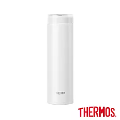 【THERMOS 膳魔師】不鏽鋼真空保溫杯480ml (JOD─480─CLBK)_白色